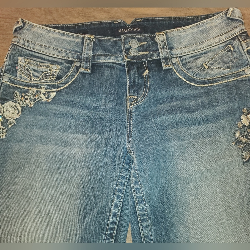 Vigoss The Chelsea Skinny Embellished Jeans